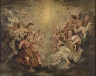 Anges musiciens au ciel